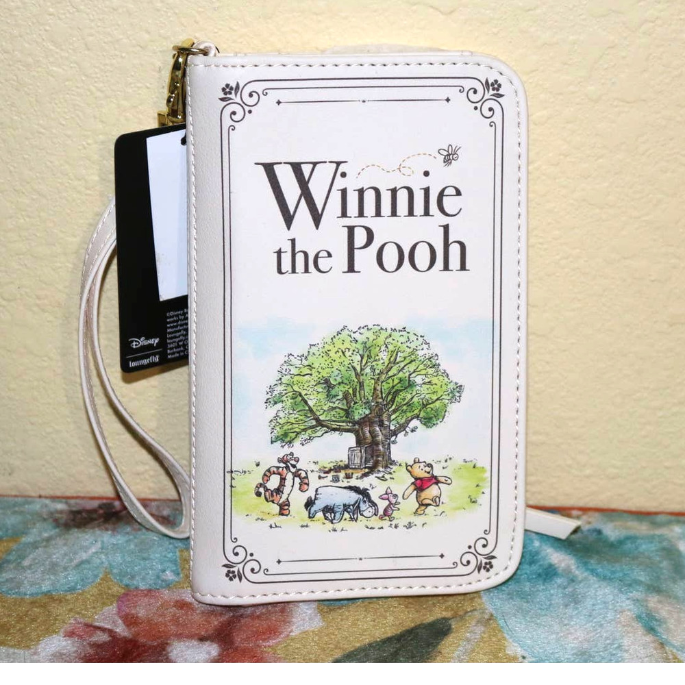 Loungefly Disney Winnie The Pooh Tech Book Cover Wallet